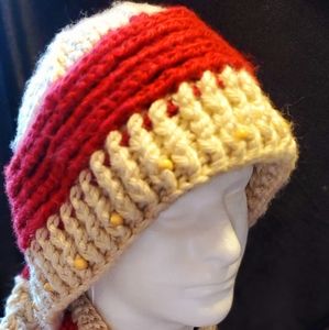 Hand Crafted Beaded Jayne Cobb Hat/Scarf Set